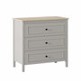 Hanah Home Cómoda Gris y Roble